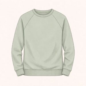 Soft Sage Raglan Crew